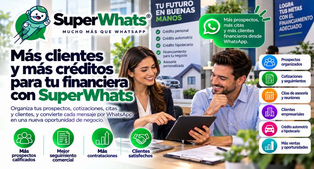 💳 Financieras, Empresas de Crédito y Asesores de Financiamiento